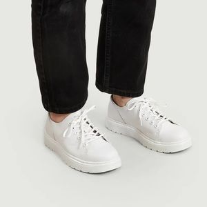 Dr. Martens DANTE VENICE LEATHER LACE UP SHOES - White